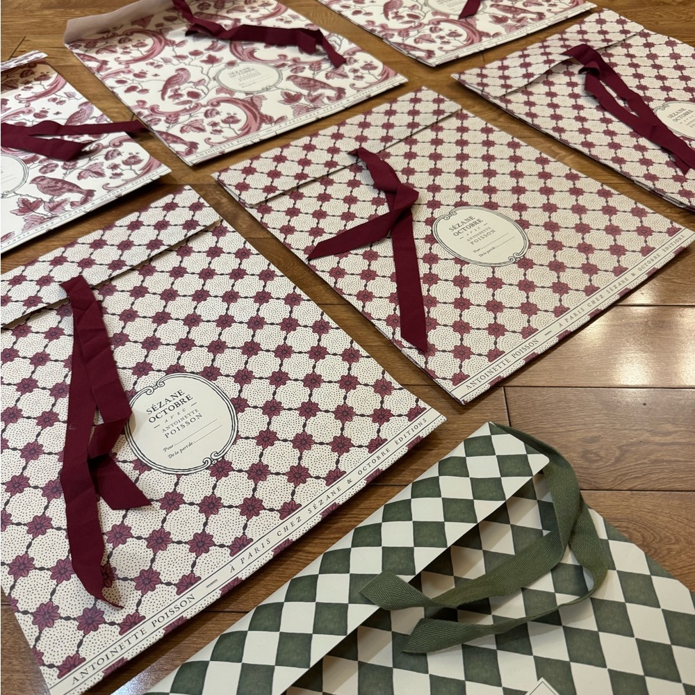 Sezane Limited Edition Gift Bags X 7